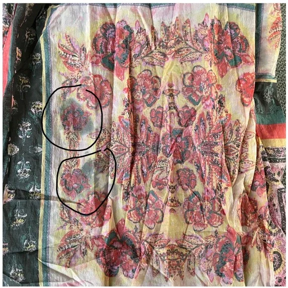 FP Movement Free People Sashay My Way Balloon Pants S Jogger Patchwork Yoga Boho - Picture 7 of 13